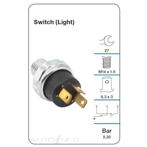 Tridon Engine Oil Pressure Switch - TPS070