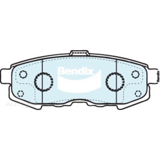 Bendix Ceramic Rear Brake Pads - DB1729-GCT