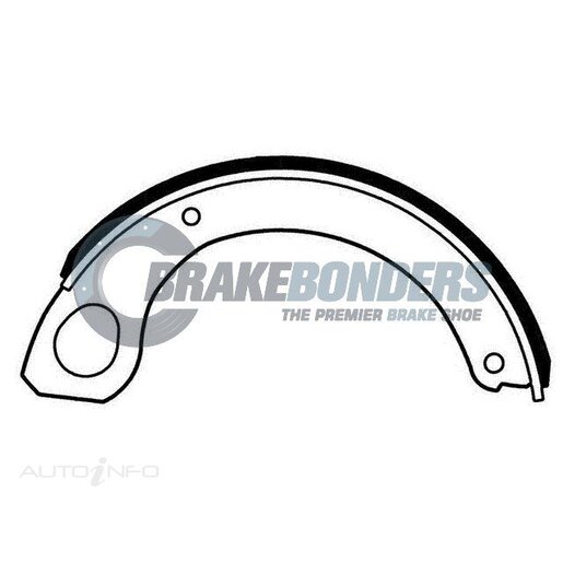 Brake Bonders Parking Brake Shoe - N1836